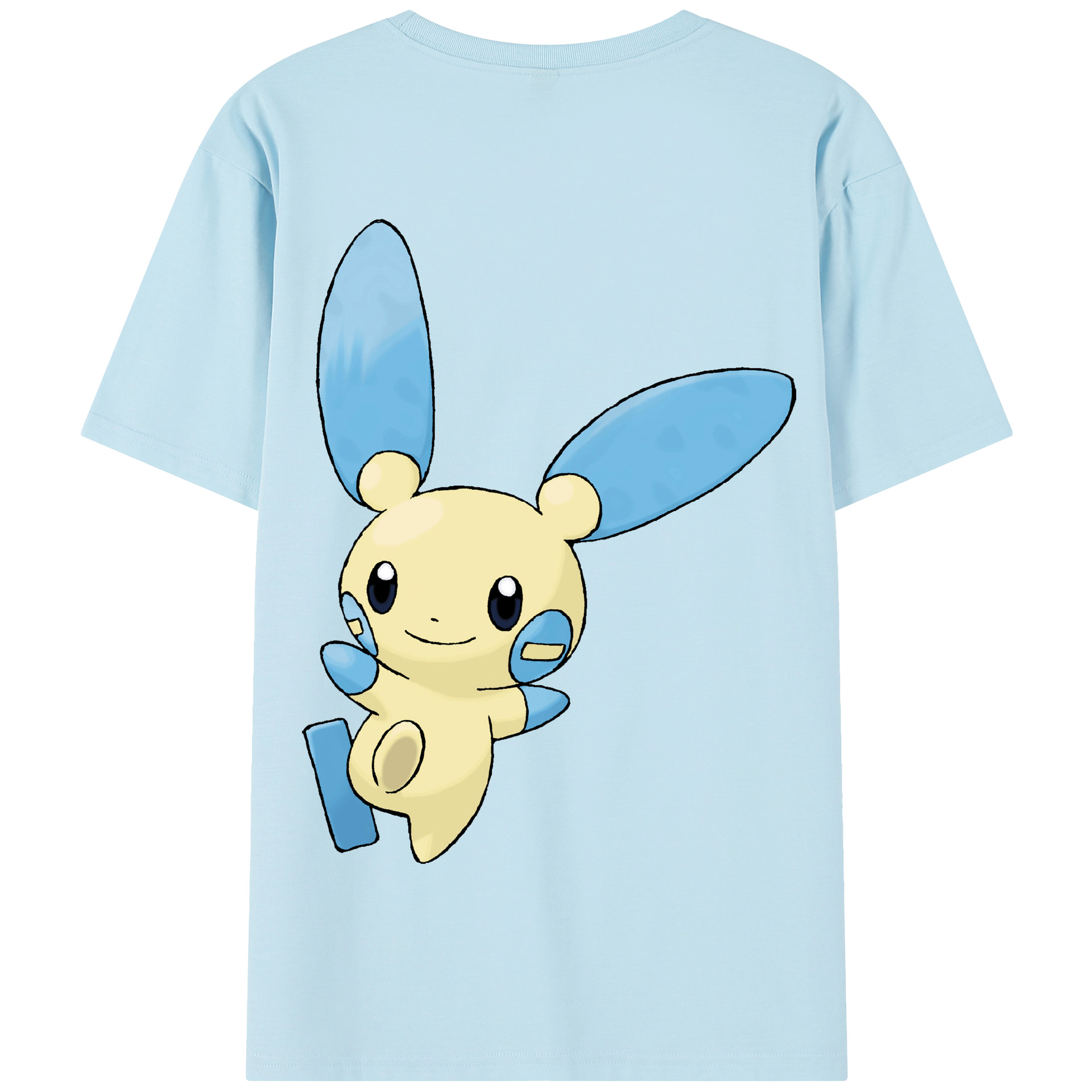 （画像用） ポケットモンスター Pokémon 綿100％半袖Tシャツ（背面プリント）